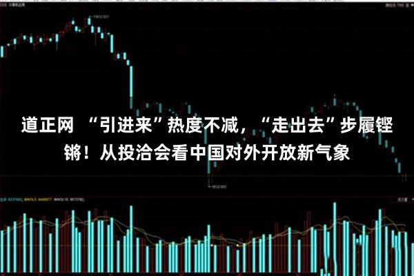 道正网  “引进来”热度不减，“走出去”步履铿锵！从投洽会看中国对外开放新气象